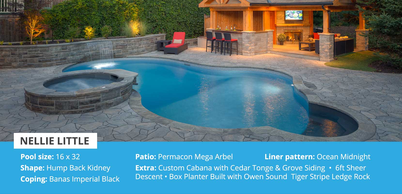 with materials of your choosing to create custom swimming pools